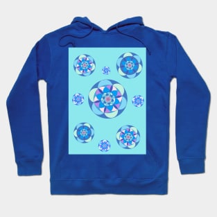 sacred geometry rain drops Hoodie